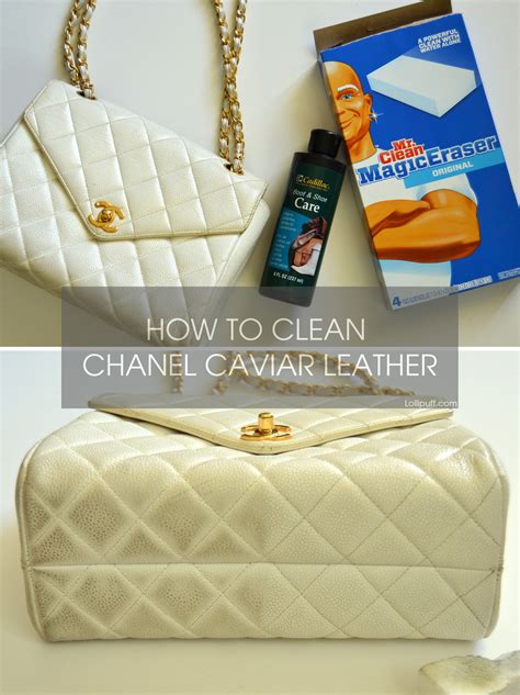 how to clean chanel caviar leather bag|How You Can Properly Clean Your Chanel Bags .